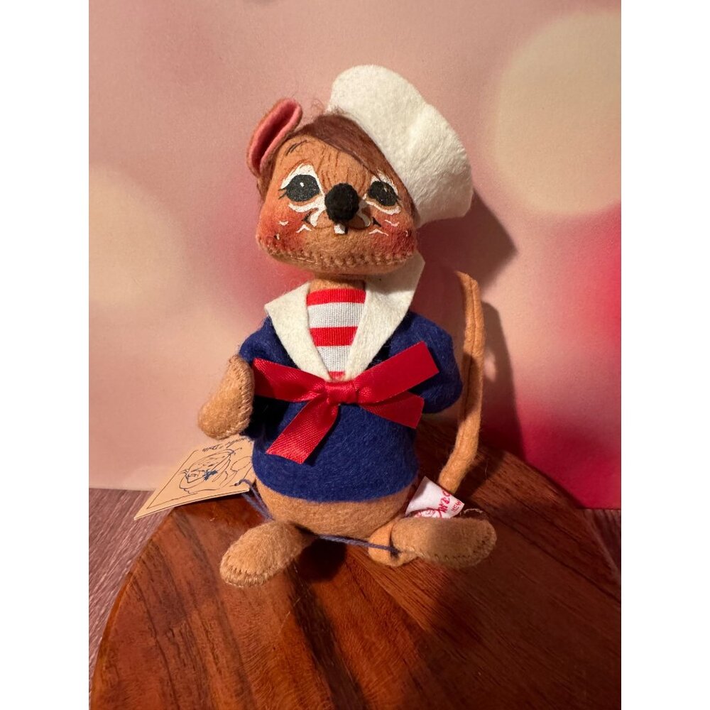1990 Annalee Sailor Mouse Doll – With‎ Original Tags – 7” Tall